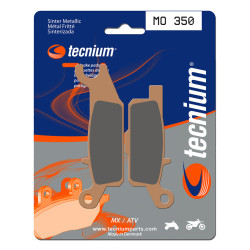 Plaquettes de frein TECNIUM MX/Quad métal fritté - MO350