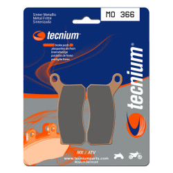 Plaquettes de frein TECNIUM MX/Quad métal fritté - MO366