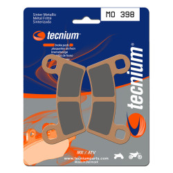 Plaquettes de frein TECNIUM MX/Quad métal fritté - MO398