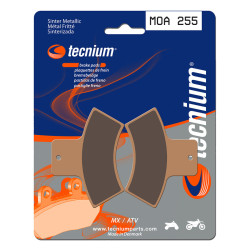 Plaquettes de frein TECNIUM MX/Quad métal fritté - MOA255