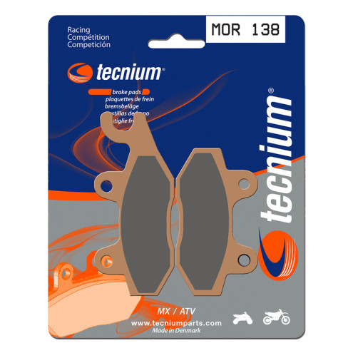 Plaquettes de frein TECNIUM Racing MX/Quad métal fritté - MOR138