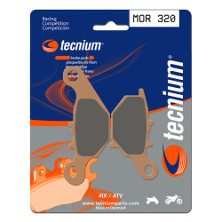 Plaquettes de frein TECNIUM Racing MX/Quad métal fritté - MOR320