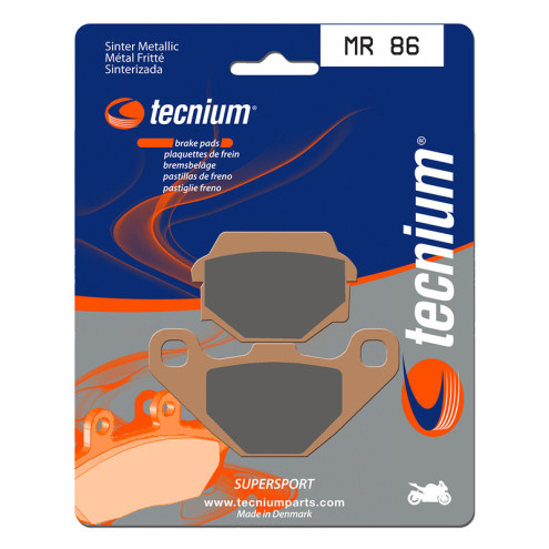 Plaquettes de frein TECNIUM Performance métal fritté - MR86