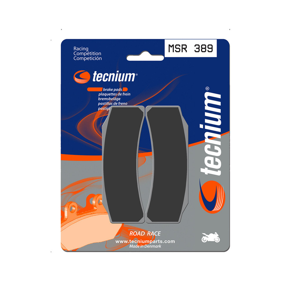 Plaquettes de frein TECNIUM Racing métal fritté - MSR389