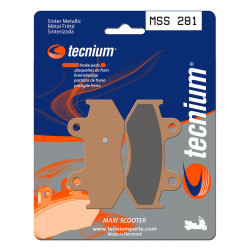 Plaquettes de frein TECNIUM Maxi Scooter métal fritté - MSS281