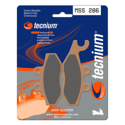 Plaquettes de frein TECNIUM Maxi Scooter métal fritté - MSS286