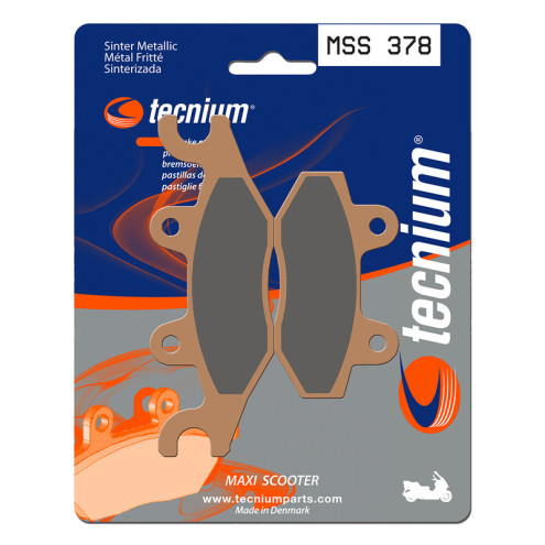 Plaquettes de frein TECNIUM Maxi Scooter métal fritté - MSS378