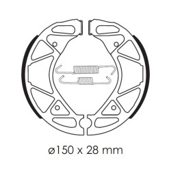 Mâchoires de frein TECNIUM Scooter organique - BA209