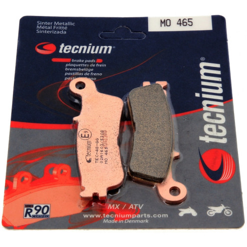 Plaquettes de frein TECNIUM MX/Quad métal fritté - MO465