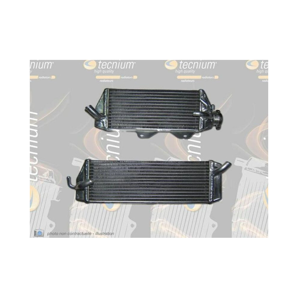 Radiateur gauche TECNIUM Oversize - Kawasaki KX450F