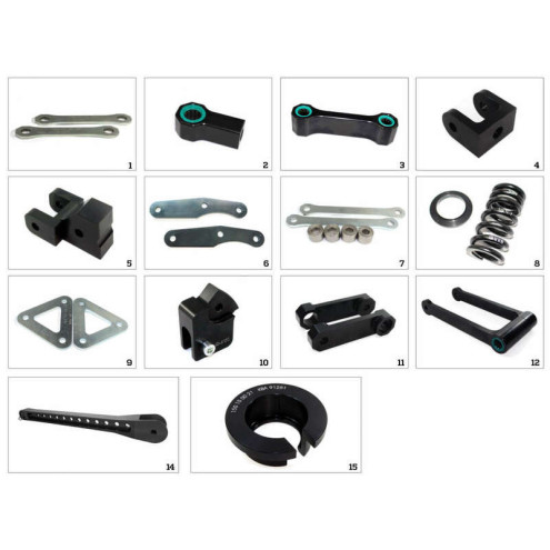 Kit de réhausse de selle TECNIUM construction 1 - Suzuki