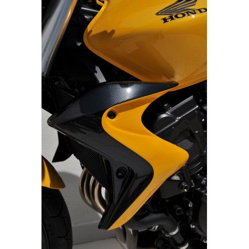 Ecopes Ermax Honda CB 600 F Hornet bicolore 2011/2013 Look carbone argent