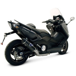 Ligne échappement Termignoni silencieux carbone, Yamaha 530 T-Max 2012-16