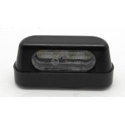 Eclairage de plaque 4 LED noir horizontal E11 EDP02