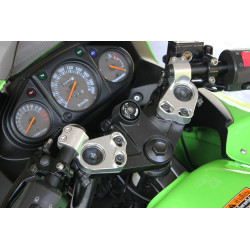 Kit guidons bracelets réglables, Kawasaki Ninja 250R / 300R 08-18