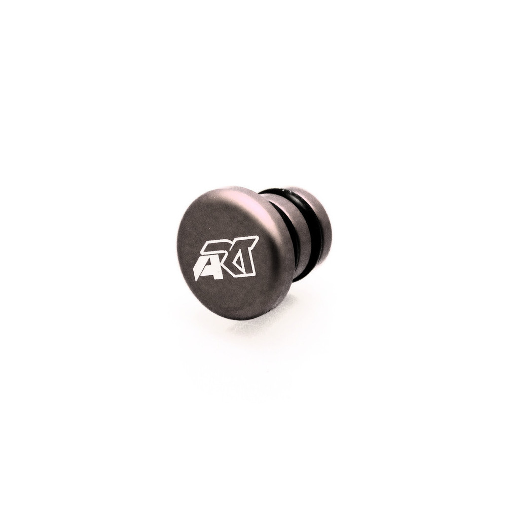 Cache embout sélecteur ART argent ART 1 - AVSmoto Racing Parts 