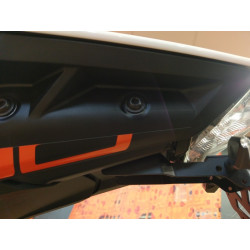 Support de plaque V PARTS noir KTM Duke 125/200/390