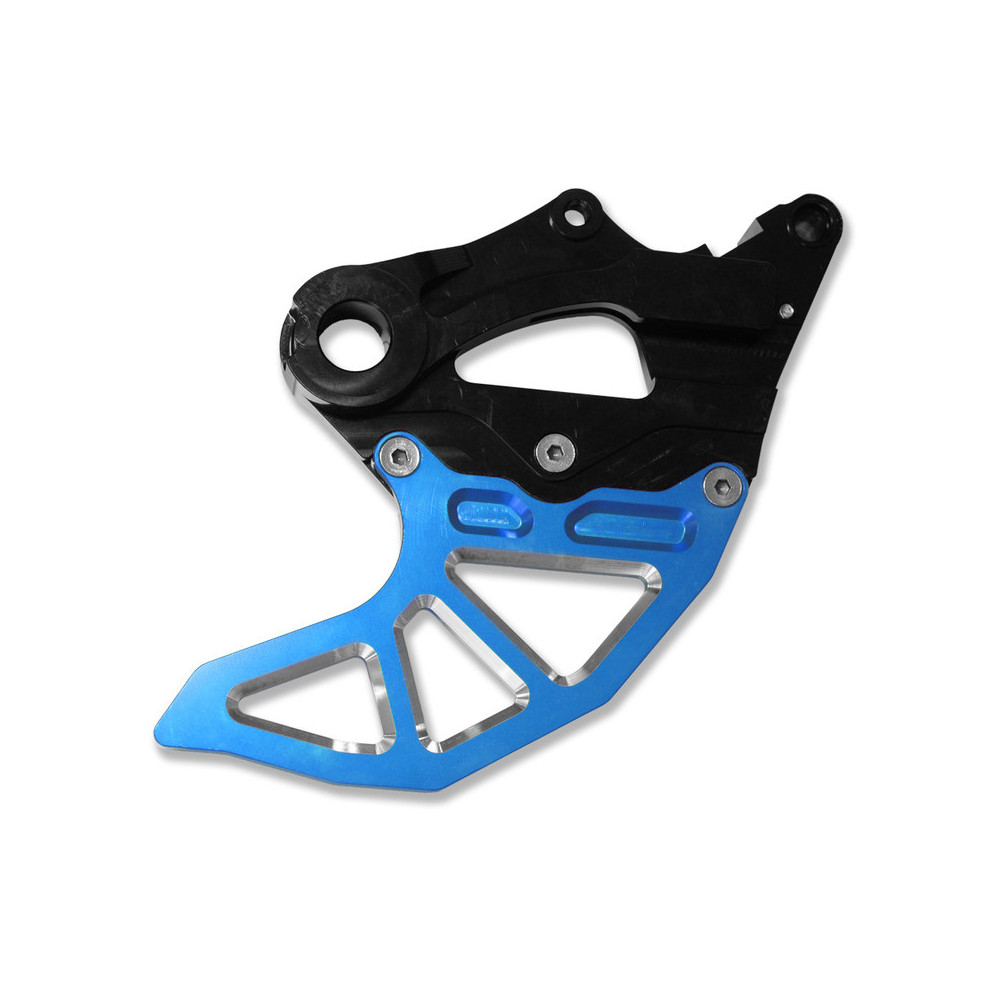 Protège disque arrière ART bleu avec protection étrier Sherco ART 1 - AVSmoto Racing Parts 