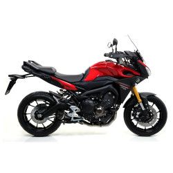 Ligne complète Arrow alu noir embout carbone, Yamaha 850 MT-09 Tracer 2013-20