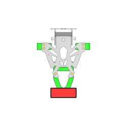 Support de plaque V PARTS - Suzuki V PARTS 2 - AVSmoto Racing Parts 