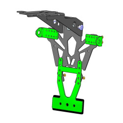 Support de plaque V PARTS - Suzuki V PARTS 3 - AVSmoto Racing Parts 