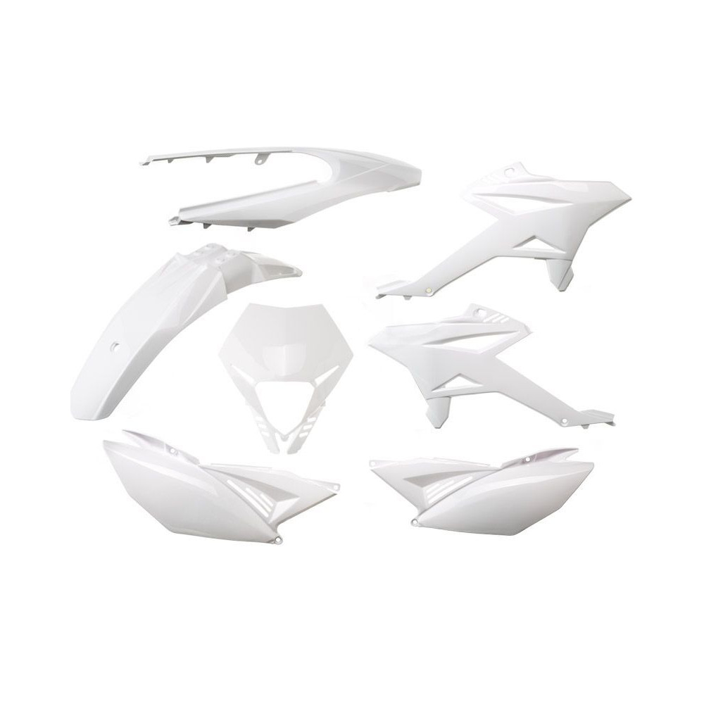 Kit plastique blanc brillant - Beta RR 50 2011-20