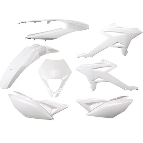 Kit plastique blanc brillant - Beta RR 50 2011-20