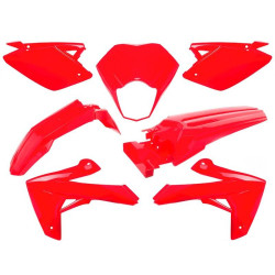 Kit plastique rouge brillant - Rieju MRT/MRT Pro 50 2009-21