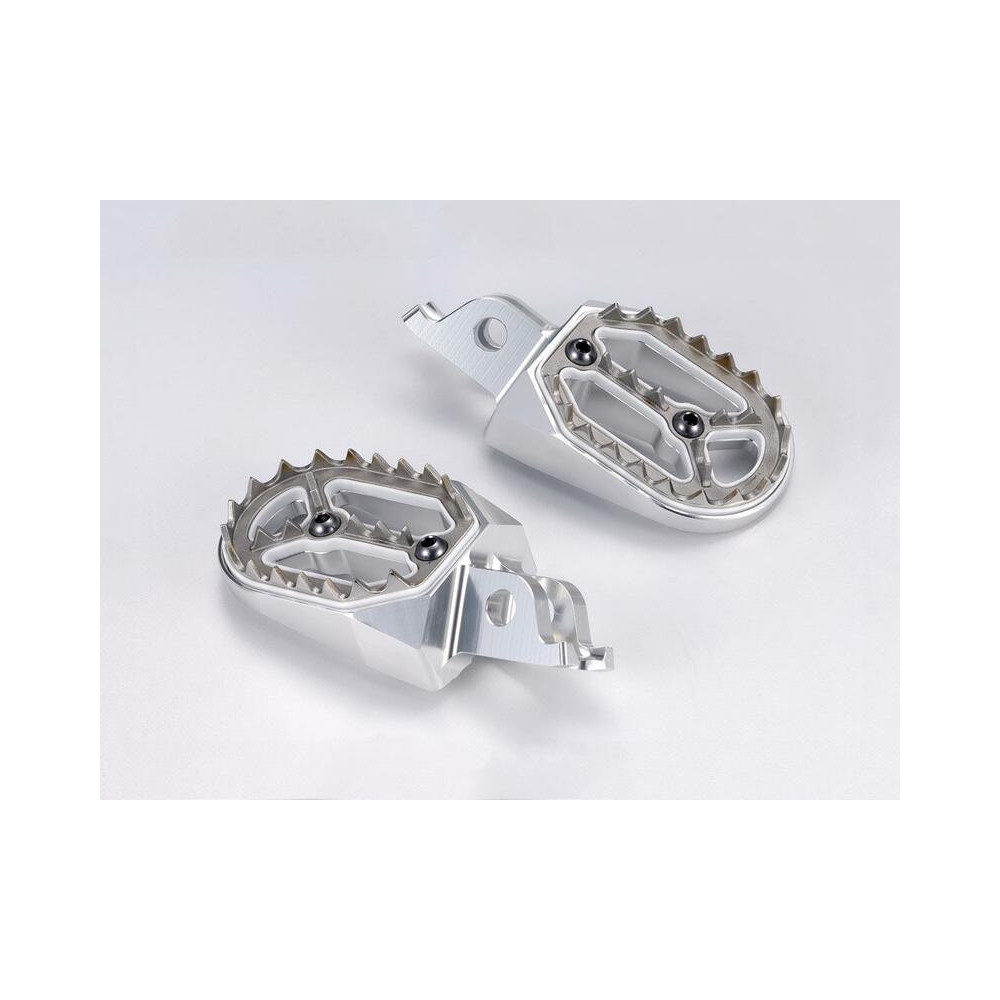 Repose-pieds BIHR Evolution argent Bihr 1 - AVSmoto Racing Parts 