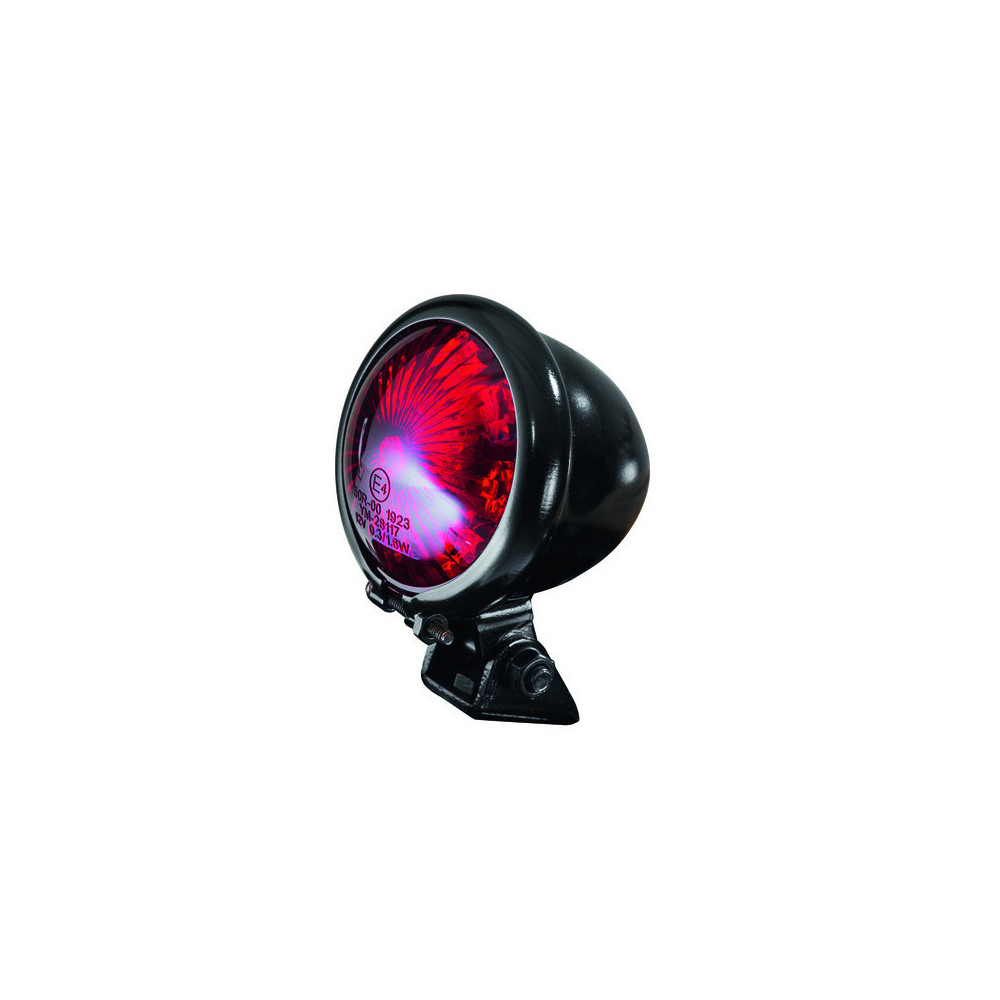 Feu arrière LED homologué rouge Bihr EGG noir