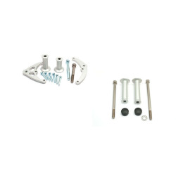 Kit fixation tampon de protection LSL alu Kawasaki Z650 Lsl 1 - AVSmoto Racing Parts 