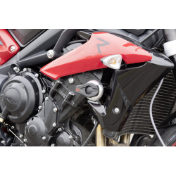 Kit fixation tampon de protection LSL noir Triumph 675 STREET TRIPLE Lsl 1 - AVSmoto Racing Parts 