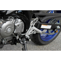 Commandes reculées LSL noir Suzuki SFV650 Gladius Lsl 1 - AVSmoto Racing Parts 