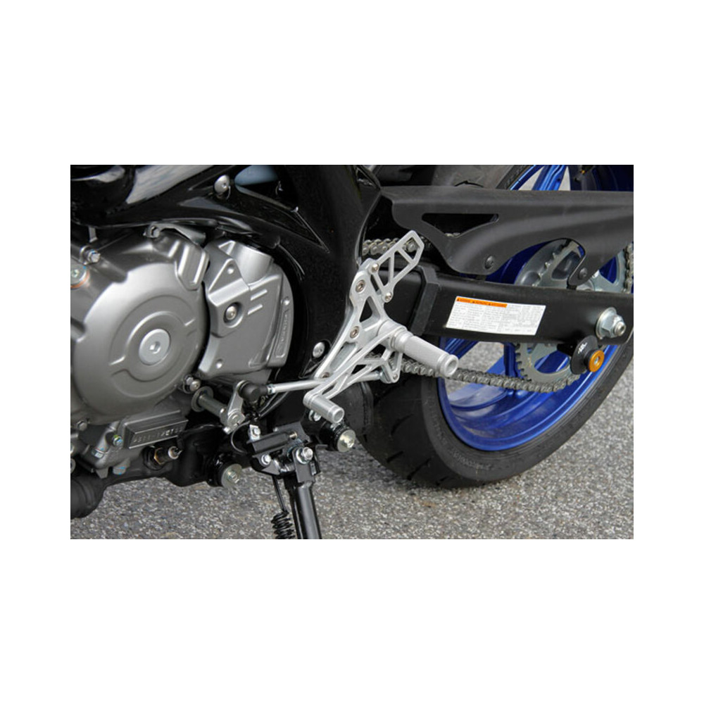 Commandes reculées LSL noir Suzuki SFV650 Gladius Lsl 1 - AVSmoto Racing Parts 