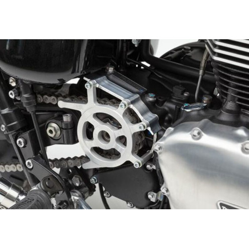 Carter de pignon de sortie boite LSL Clubman noir Triumph Thruxton Lsl 1 - AVSmoto Racing Parts 