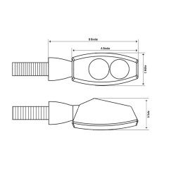 Clignotants/feu de position LED SHIN YO Shorty