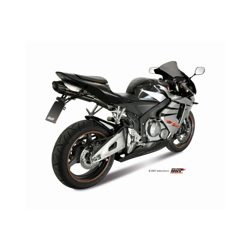 Silencieux MIVV Suono inox embout carbone Honda CBR600RR 05-06