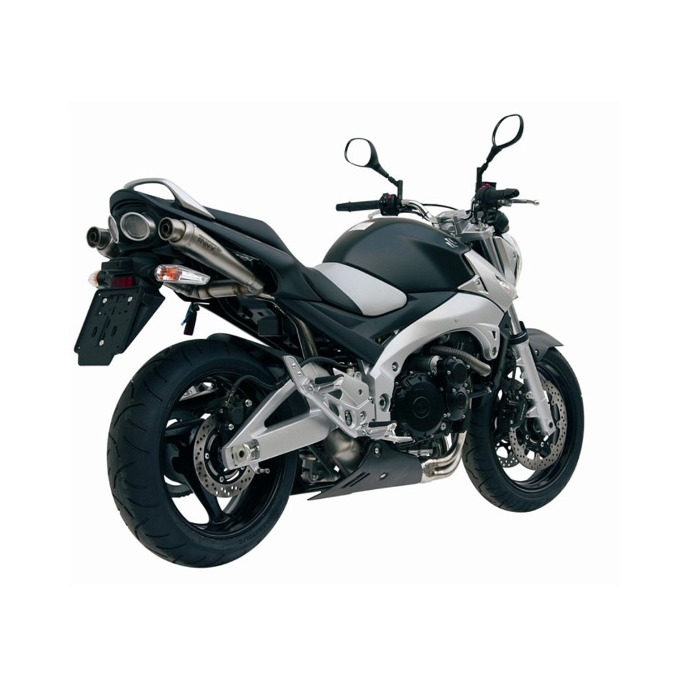 Silencieux double MIVV X-Cone inox Suzuki GSR600