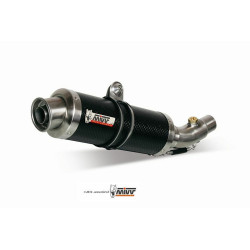 Silencieux double MIVV GP carbone Kawasaki Z1000 07-09