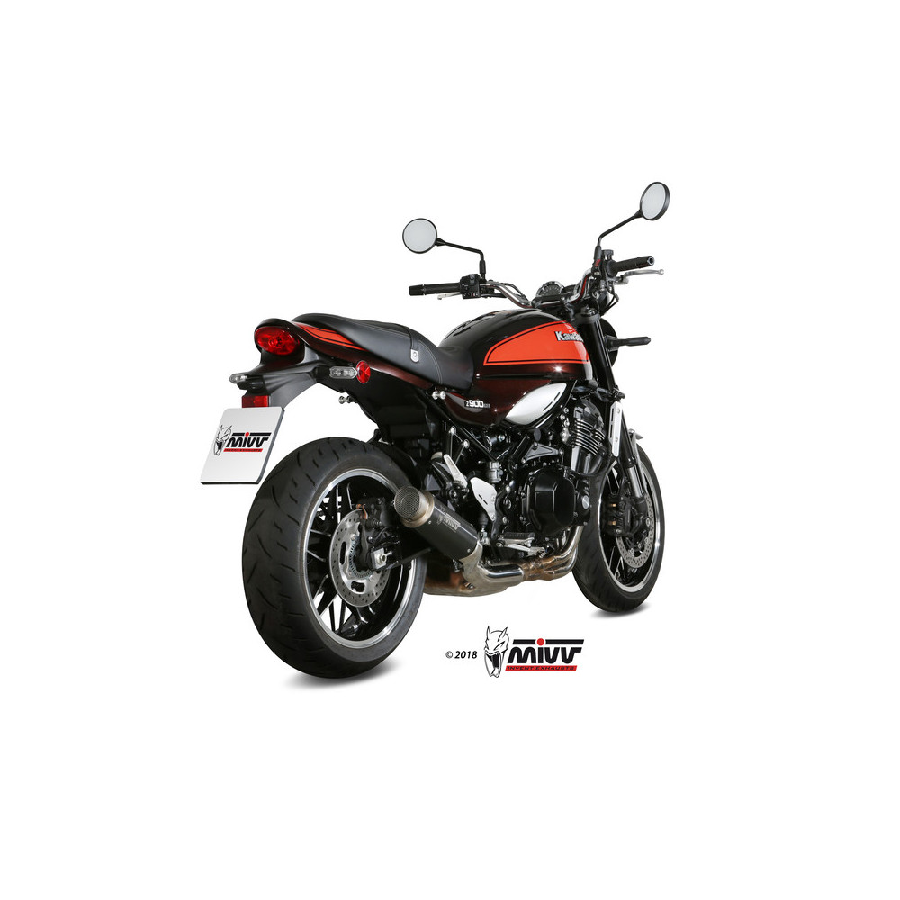 Silencieux MIVV GP Pro inox noir Kawasaki Z900RS