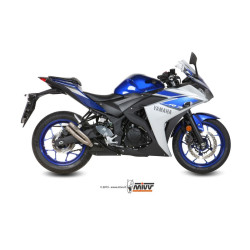 Silencieux MIVV Double Gun Full Titane Yamaha YZF R3 15-16