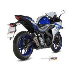 Silencieux MIVV Double Gun Full Titane Yamaha YZF R3 15-16