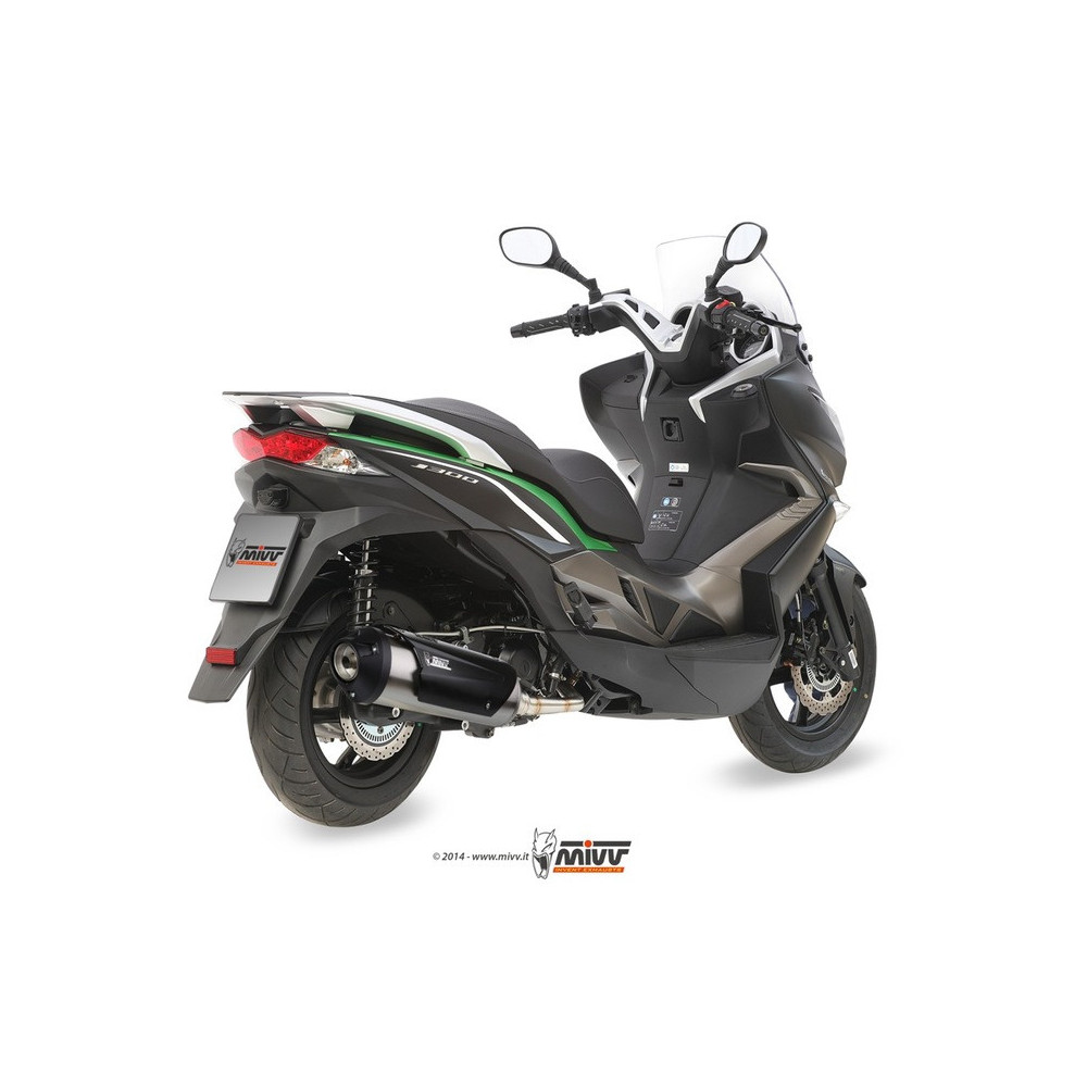 Ligne complète MIVV Urban inox - Kymco 300 09-16 Kawasaki J300 14-20