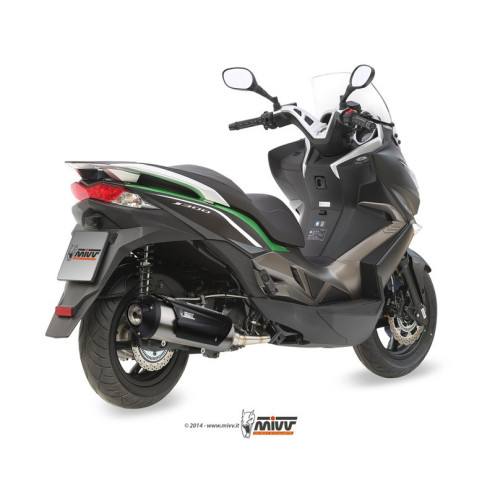 Ligne complète MIVV Urban inox - Kymco 300 09-16 Kawasaki J300 14-20