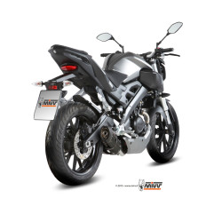 Ligne complète MIVV Suono inox noir - Yamaha MT-125 15-19 / YZF 125 R 14-18