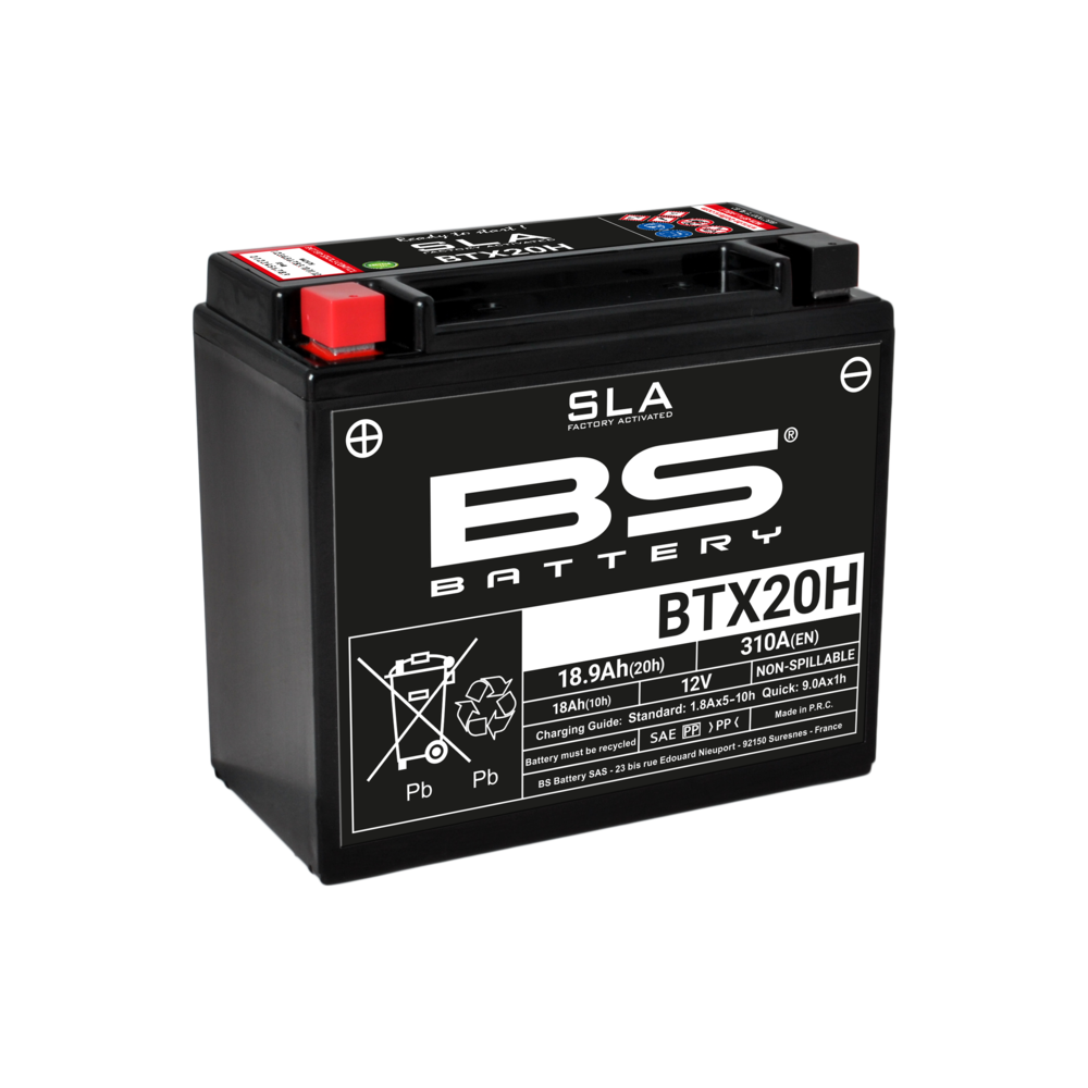 Batterie BS BATTERY SLA sans entretien activé usine - BTX20