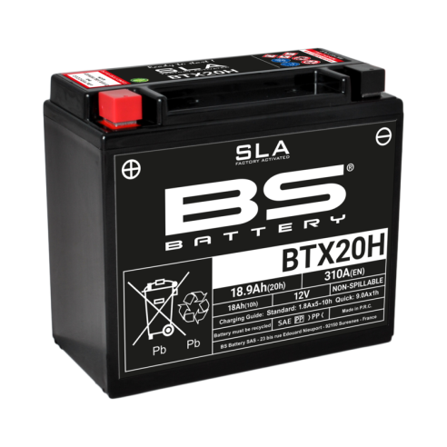 Batterie BS BATTERY SLA sans entretien activé usine - BTX20