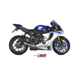 Silencieux MIVV MK3 Carbone embout inox Yamaha YZF R1 15-23