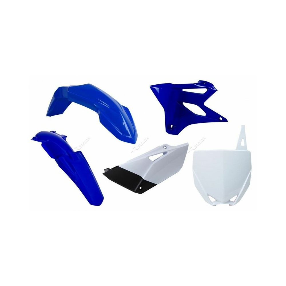 Kit plastique RACETECH couleur origine (15-16) bleu/blanc Yamaha YZ85