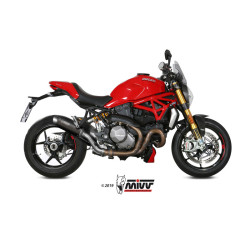 Silencieux MIVV GP Pro Steel Black embout inox Ducati 821 Monster 18-20 / 1200 Monster 17-21